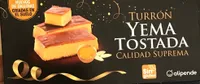 Turrón yema tostada