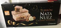 Turrón nata nuez