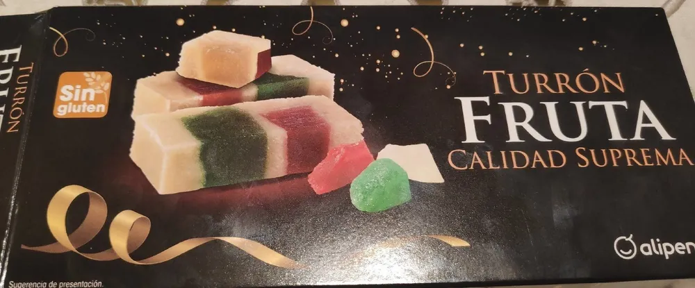 Turrón fruta calidad suprema