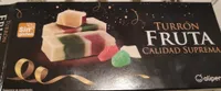 Turrón fruta calidad suprema