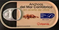 Anchoas  del mar cantabrico en aceite de oliva
