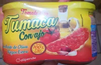 Tomate tipo tumaca con ajo