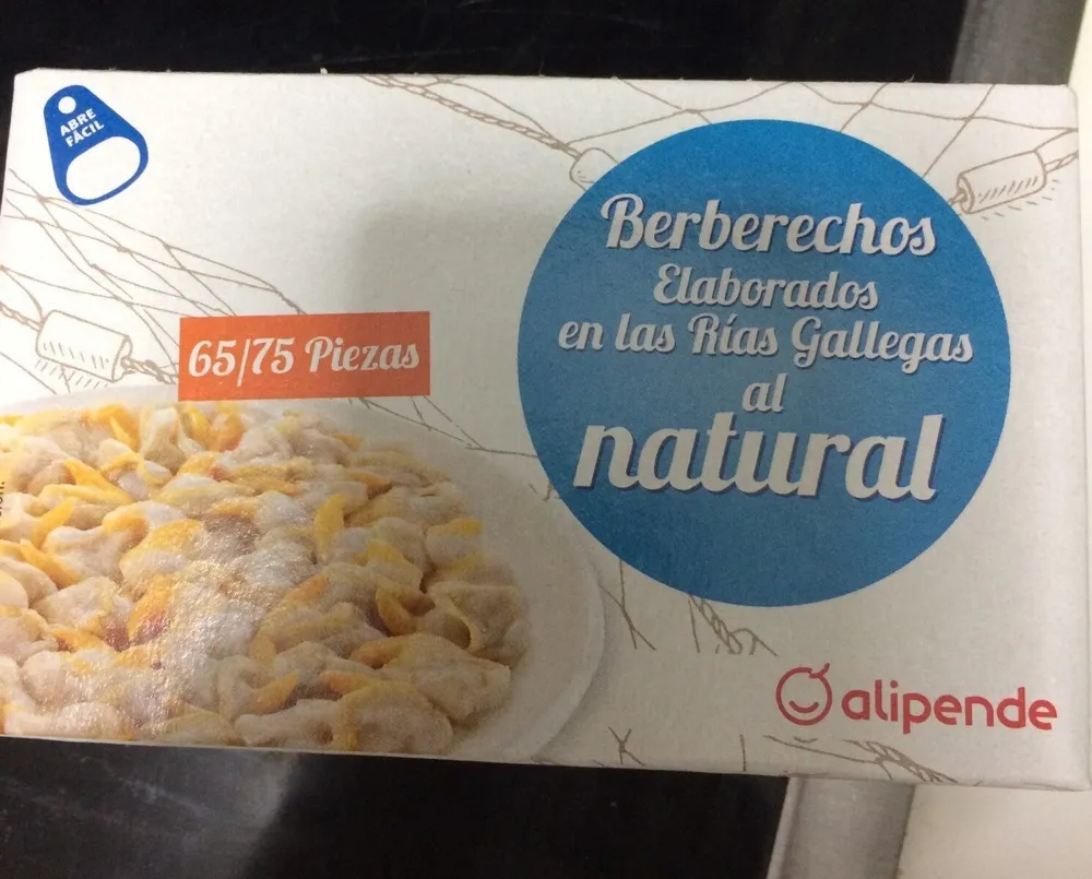 Berberechos al natural