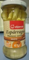 Espárragos blancos cortos