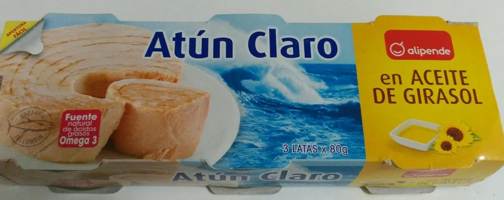 Atún claro en aceite de girasol
