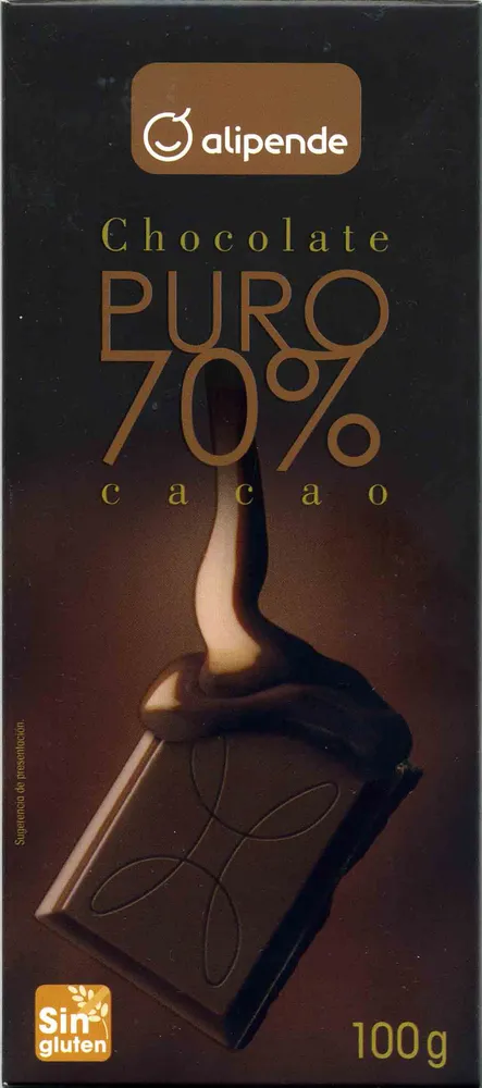 Chocolate puro 70% cacao