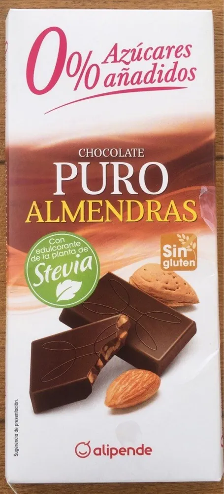 Chocolate Puro Almendras