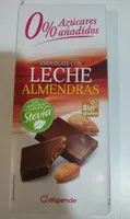 Chocolate con leche almendras