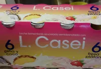 Leche fermentada azucarada semidesnatada con lcasei