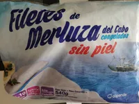 Filetes de merluza sin piel
