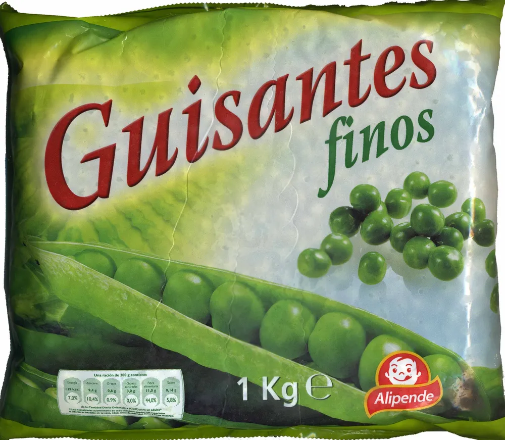 Guisantes finos