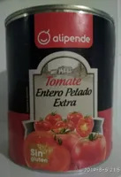 Tomate entero pelado extra