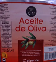 Aceite de Oliva 0,4°