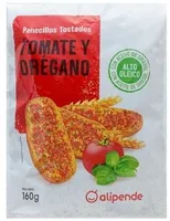 Panecillos tostados tomate y orégano