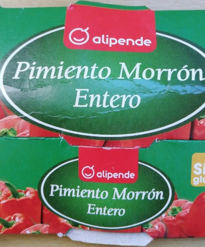 Pimiento morrón entero