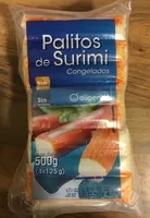 Palitos de surimi congelados