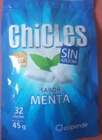 Chicles sabor menta
