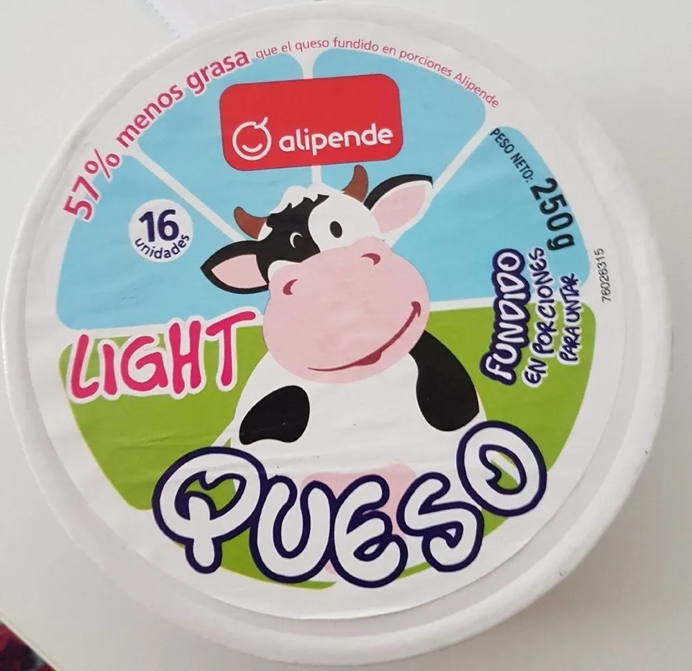 Queso fundido light