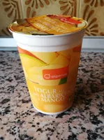 Yogurt azucarado con albaricoque y mango