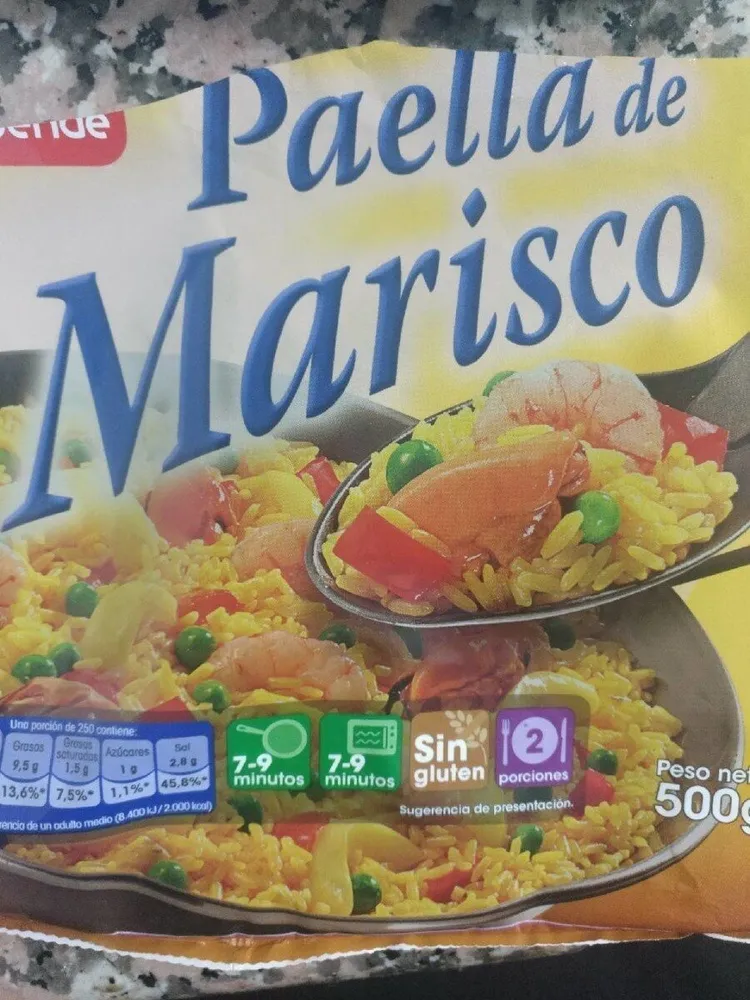 Paella de marisco