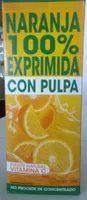 Naranja 100% exprimida con pulpa