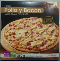 Pizza pollo y bacon