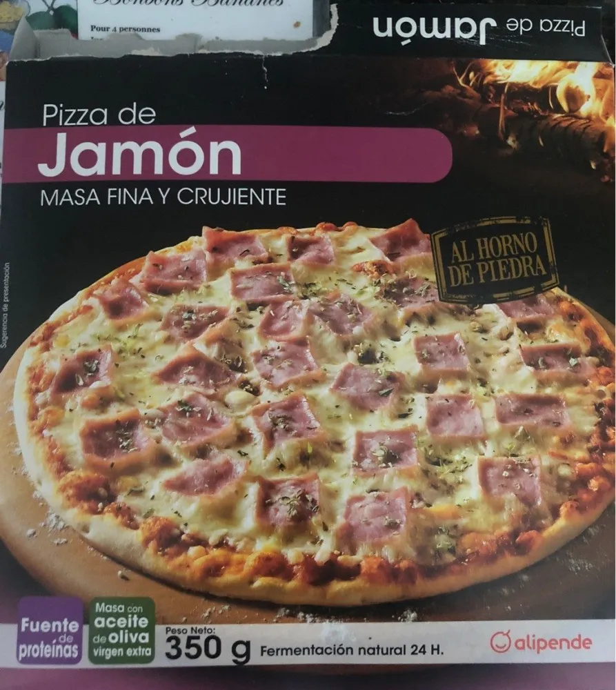 Pizza de jamón