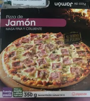 Pizza de jamón
