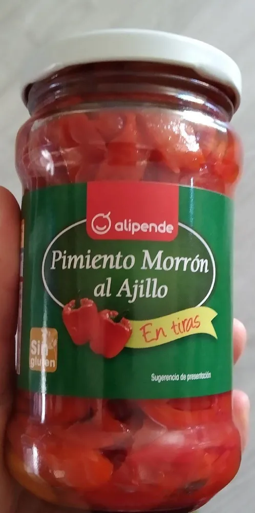 Pimiento morrón al ajillo
