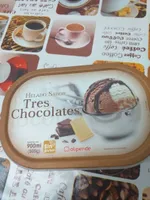 Helado tres chocolates
