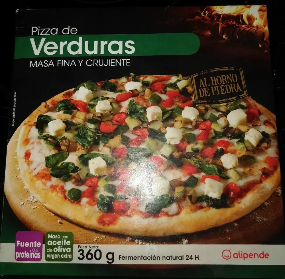 Pizza verduras