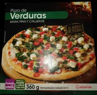 Pizza verduras