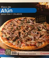 Pizza Atun Masa Fina Crujiente