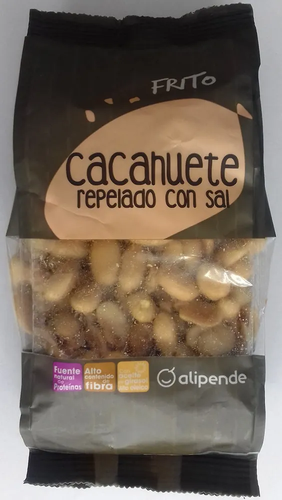 Cacahuete repelado con sal