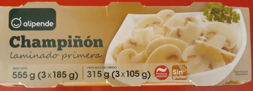 Champiñón laminado primera