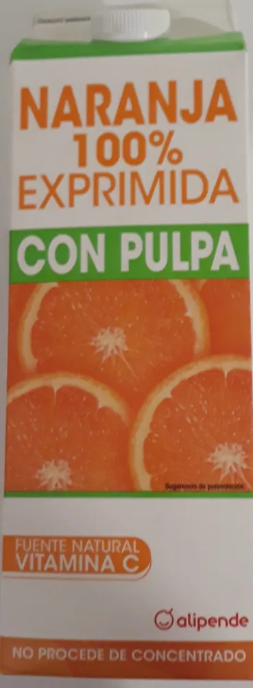 Naranja 100 % exprimida