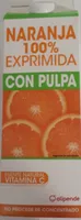 Naranja 100 % exprimida