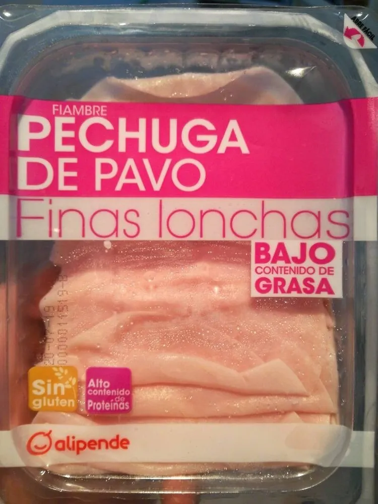 Pechuga de pavo lonchas finas