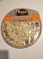 Pizza cuatro quesos