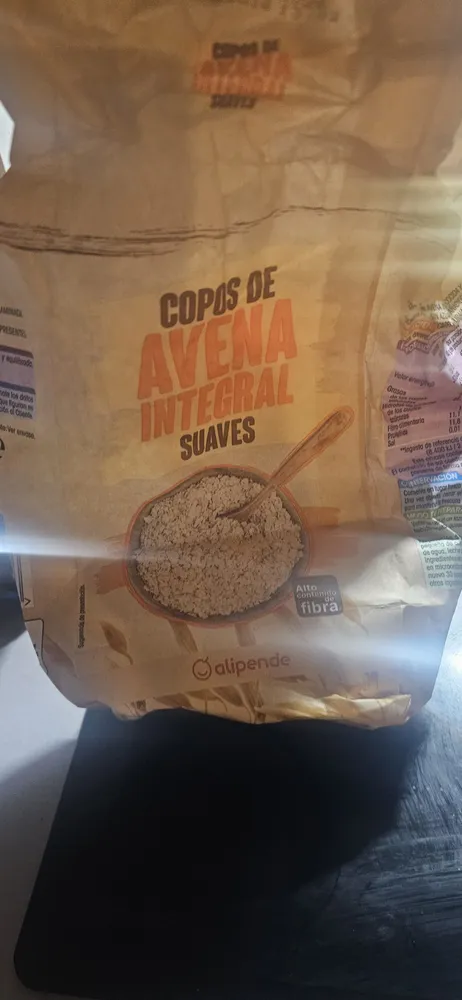 Copos de avena integral suaves