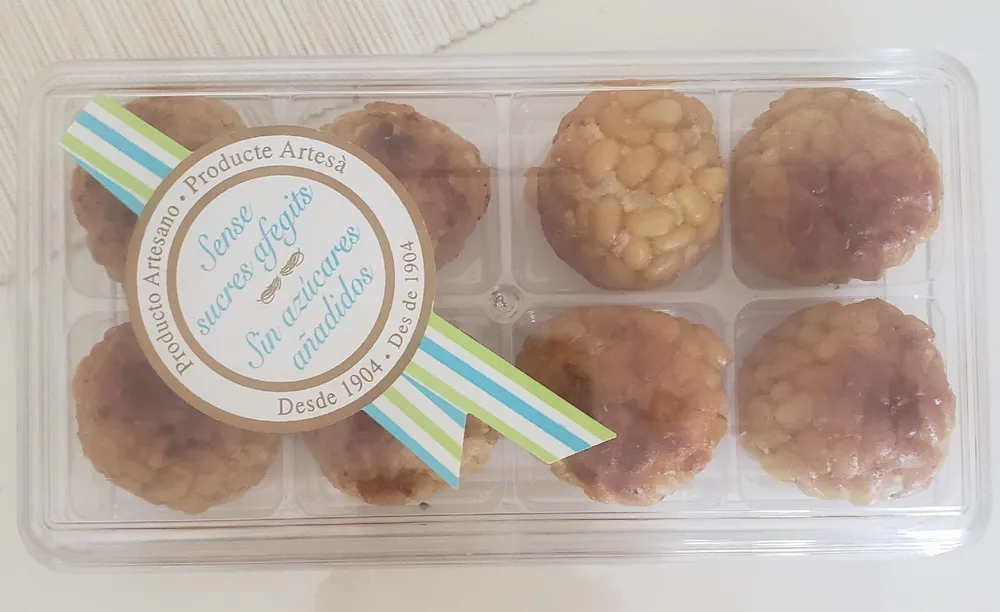 Panellets de piñón sin azúcares añadidos