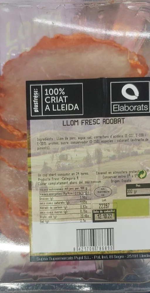 Llom fresc adobat