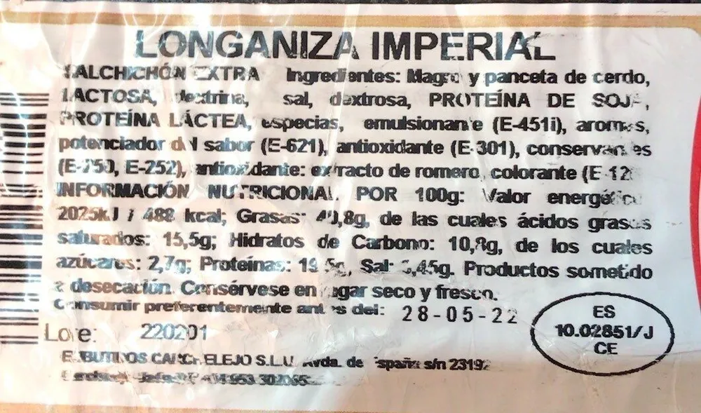 Longaniza Imperial