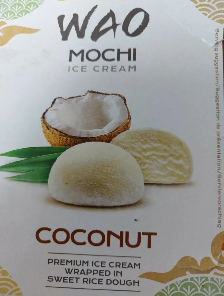 Mochi ice cream coconut
