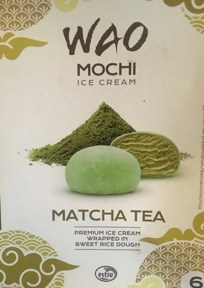 Mochi ice cream Matcha tea