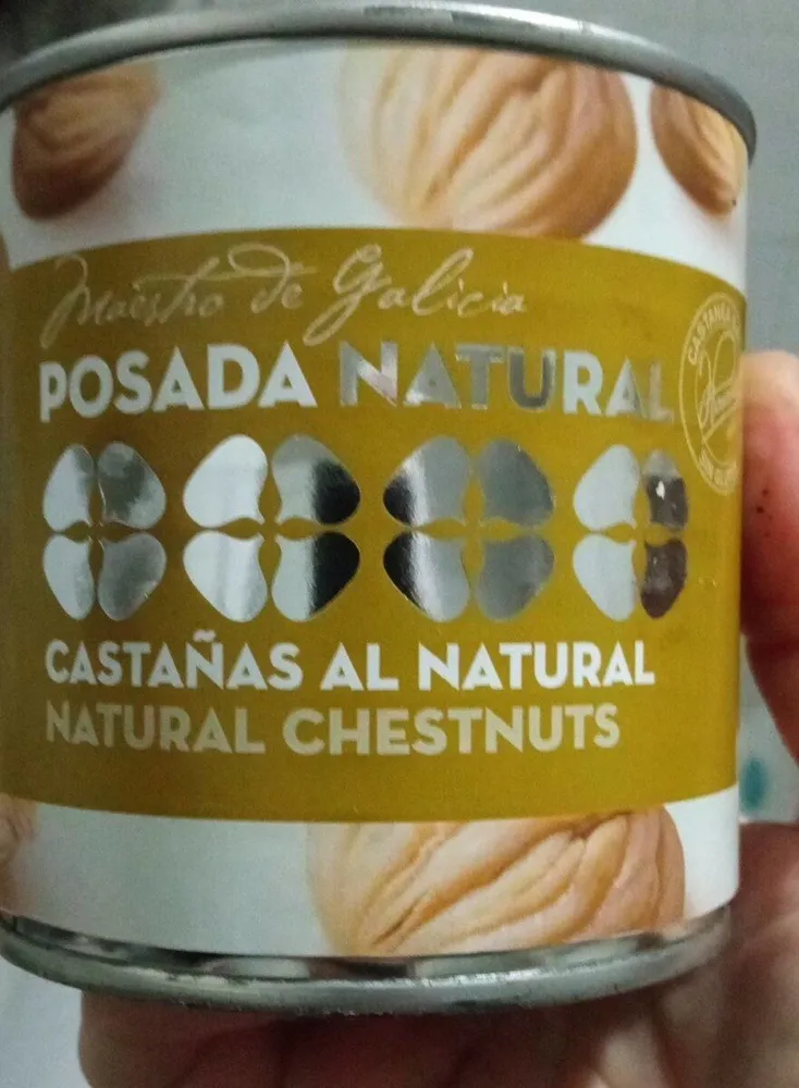 Castañas al natural