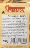 Palmeritas de hojaldre