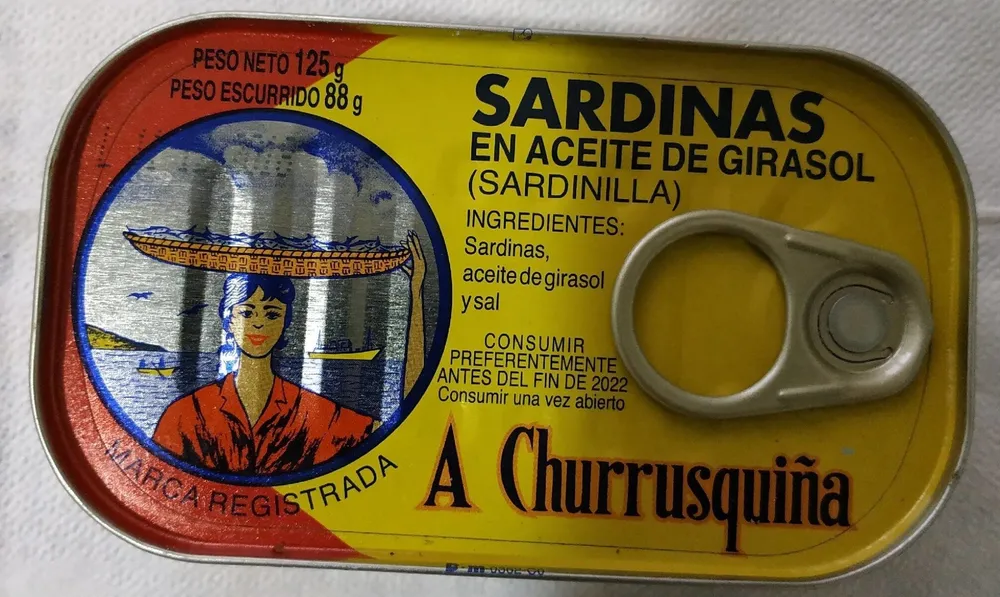 Sardinillas en aceite de girasol