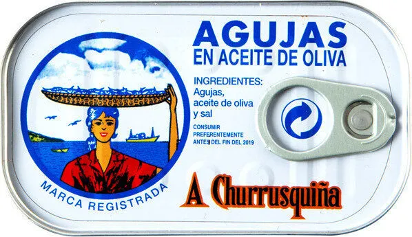 Agujas en aceite de oliva