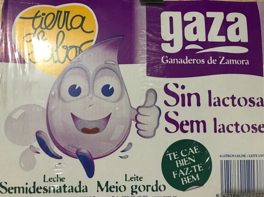 Leche semidesnatada sin lactosa